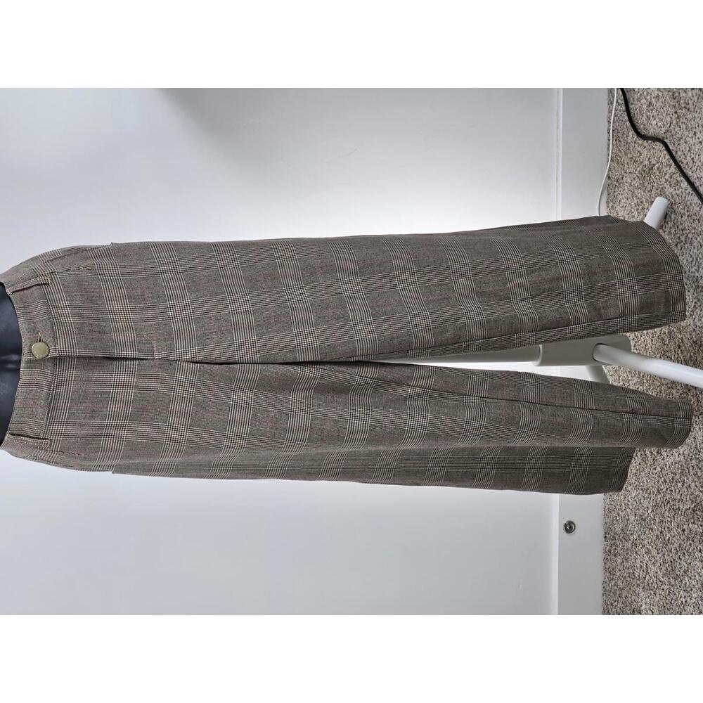 Wit & Wisdom Whitney Skyrise Glen Wide Leg Plaid Trousers